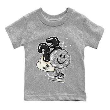 Jordan 1 White Cement Sneaker Match Tees Balloon Sneaker Tees Jordan 1 White Cement Sneaker Release Tees Kids Shirts