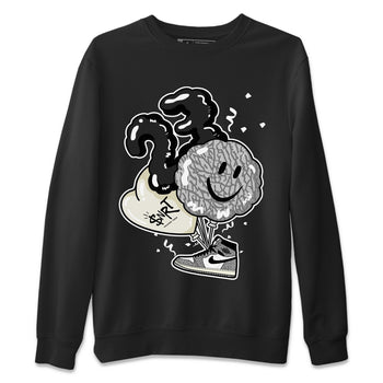 Jordan 1 White Cement Sneaker Match Tees Balloon Sneaker Tees Jordan 1 White Cement Sneaker Release Tees Unisex Shirts