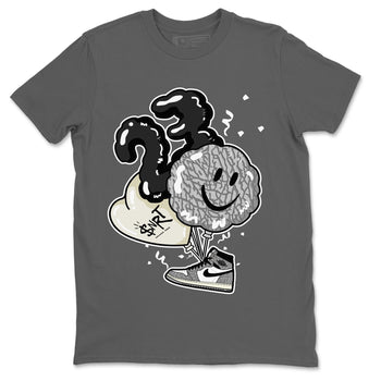 Jordan 1 White Cement Sneaker Match Tees Balloon Sneaker Tees Jordan 1 White Cement Sneaker Release Tees Unisex Shirts