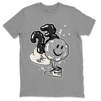 Jordan 1 White Cement Sneaker Match Tees Balloon Sneaker Tees Jordan 1 White Cement Sneaker Release Tees Unisex Shirts