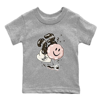 Jordan 11 WMNS Neapolitan sneaker shirt to match jordans Balloon sneaker tees Air Jordan 11 Neapolitan SNRT Sneaker Tees Youth Kid's Baby Shirt Heather Grey 2 T-Shirt