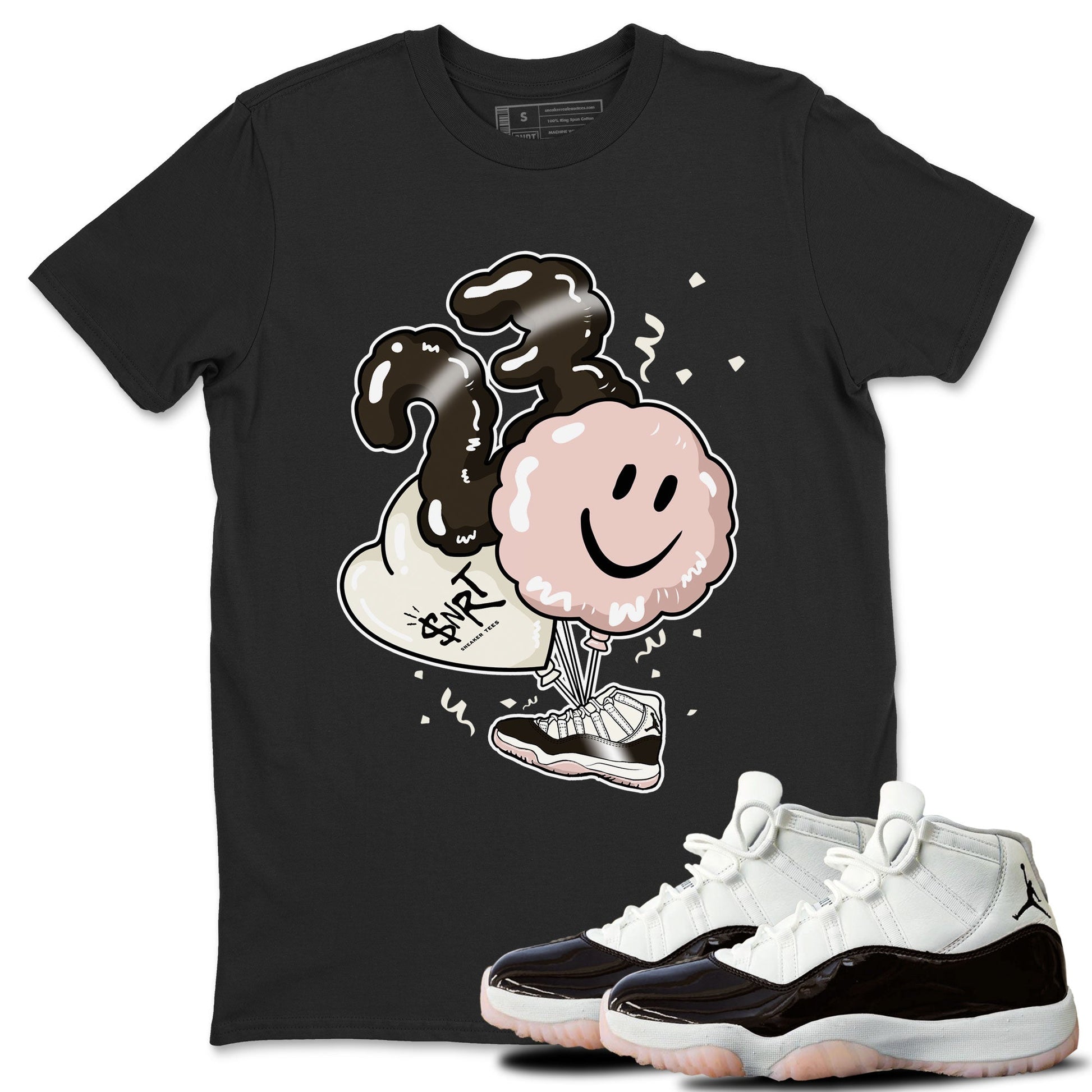 Jordan 11 WMNS Neapolitan sneaker shirt to match jordans Balloon sneaker tees Air Jordan 11 Neapolitan SNRT Sneaker Release Tees Cotton Sneaker Tee Black 1 T-Shirt