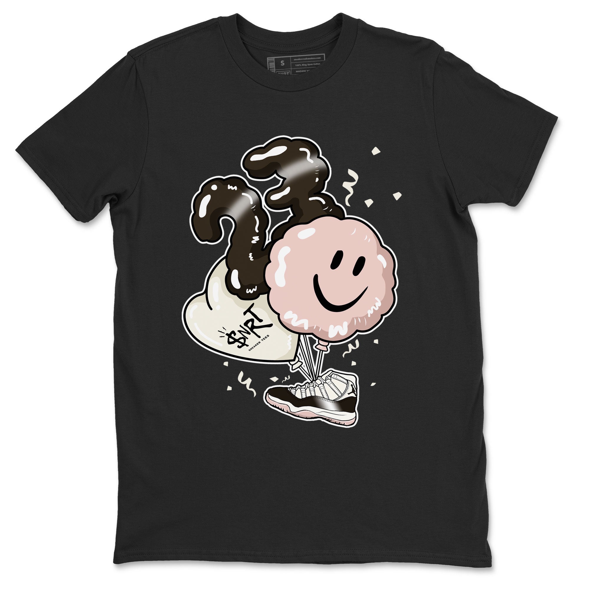 Jordan 11 WMNS Neapolitan sneaker shirt to match jordans Balloon sneaker tees Air Jordan 11 Neapolitan SNRT Sneaker Release Tees Cotton Sneaker Tee Black 2 T-Shirt