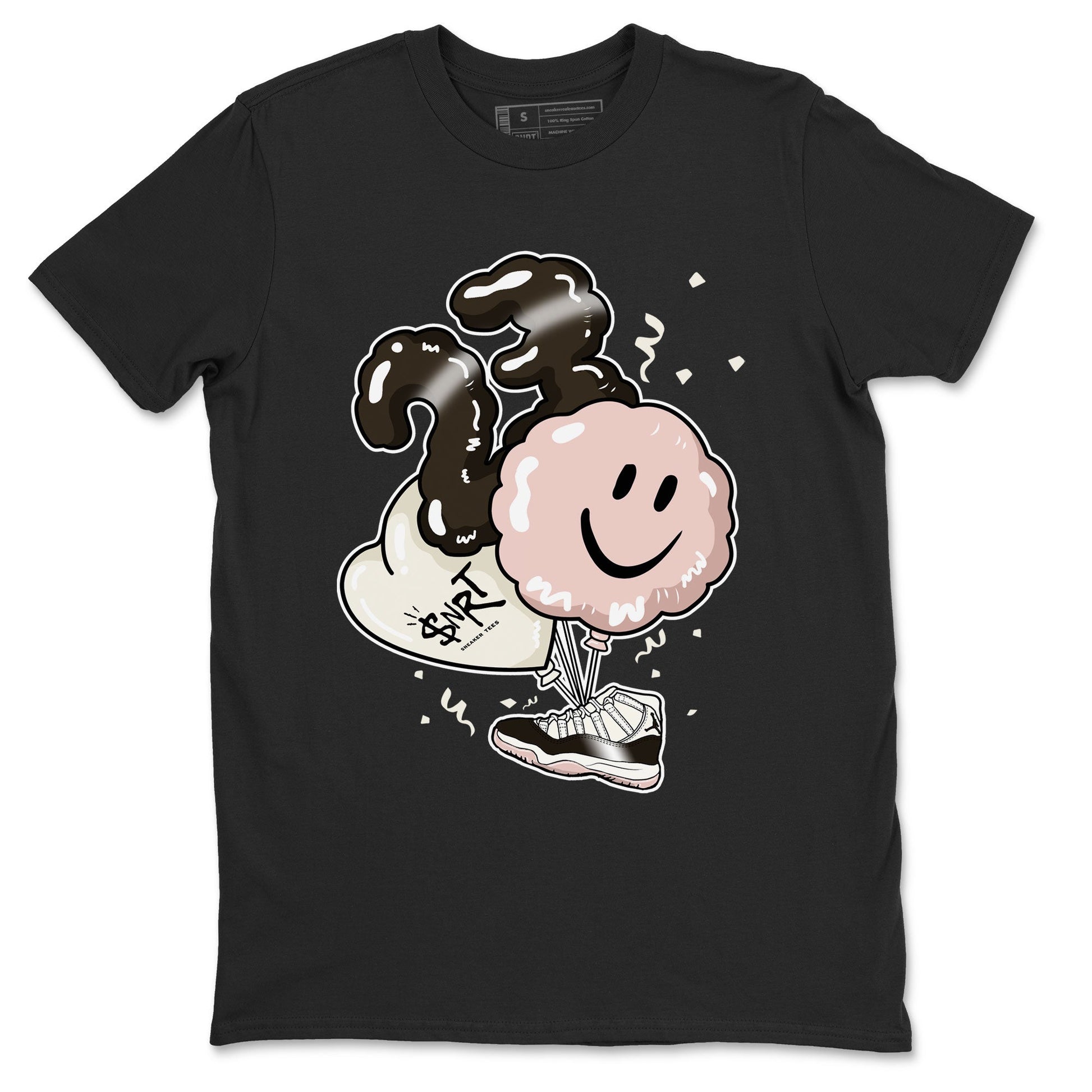 Jordan 11 WMNS Neapolitan sneaker shirt to match jordans Balloon sneaker tees Air Jordan 11 Neapolitan SNRT Sneaker Release Tees Cotton Sneaker Tee Black 2 T-Shirt