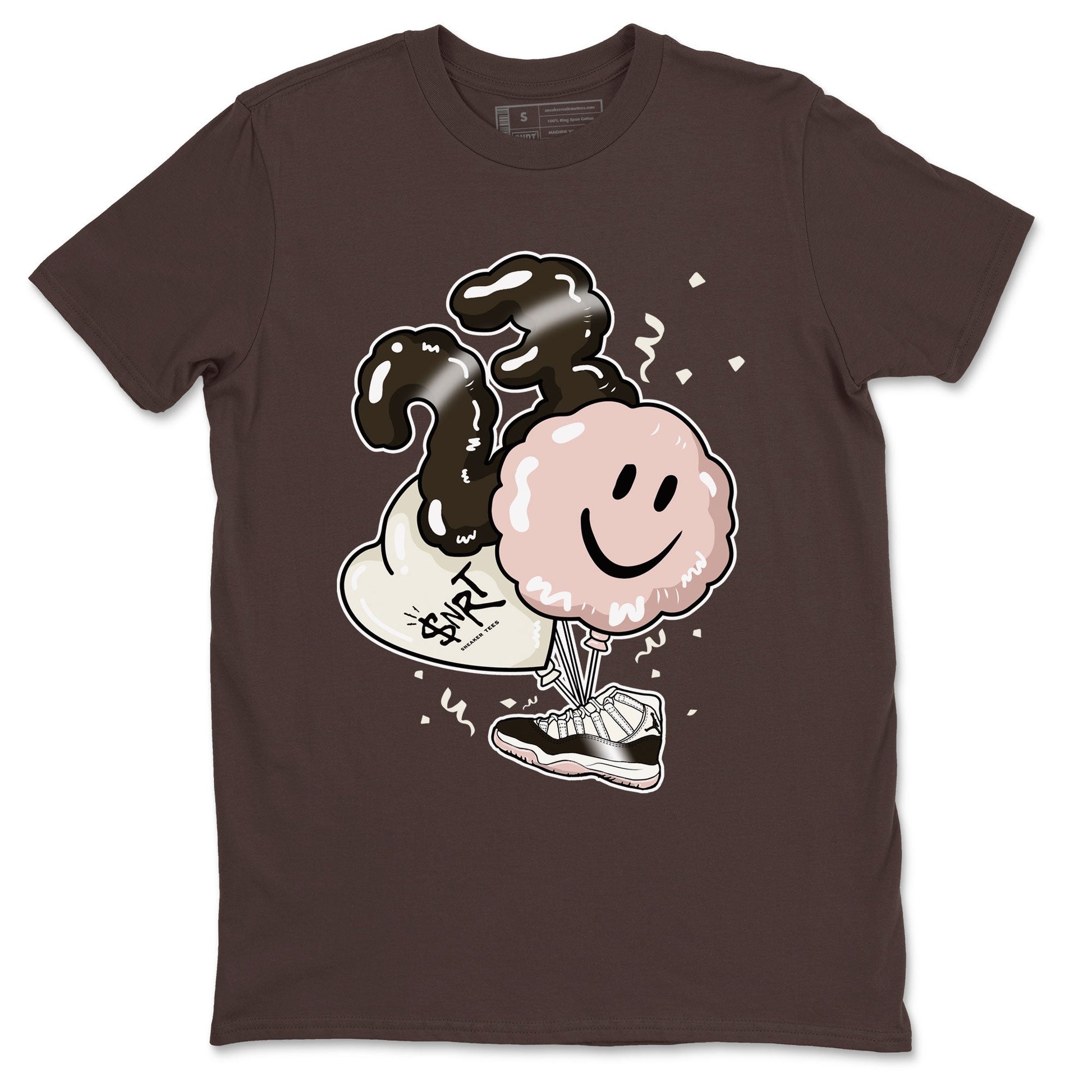 Jordan 11 WMNS Neapolitan sneaker shirt to match jordans Balloon sneaker tees Air Jordan 11 Neapolitan SNRT Sneaker Release Tees Cotton Sneaker Tee Dark Chocolate 2 T-Shirt