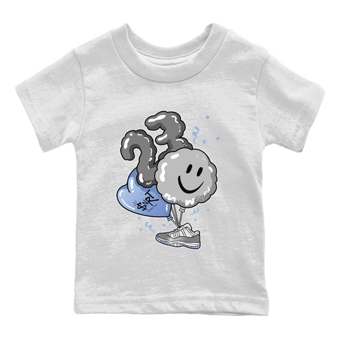 Air Jordan 11 White Cement Sneaker Match Tees Balloon Sneaker Tees Air Jordan 11 Cement Grey Sneaker Release Tees Kids Shirts White 2