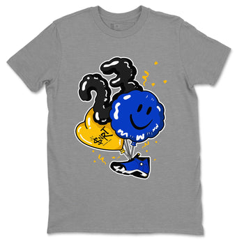 Air Jordan 14 Laney Sneaker Match Tees Balloon Sneaker Tees Jordan 14 Laney Sneaker Release Tees Unisex Shirts Heather Grey 1