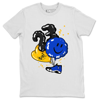 Air Jordan 14 Laney Sneaker Match Tees Balloon Sneaker Tees Jordan 14 Laney Sneaker Release Tees Unisex Shirts White 2