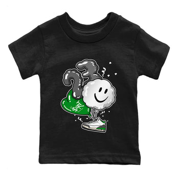 Air Jordan 3 Lucky Green Balloon Baby and Kids Sneaker Tees Air Jordan 3 WMNS Lucky Green Kids Sneaker Tees Washing and Care Tip