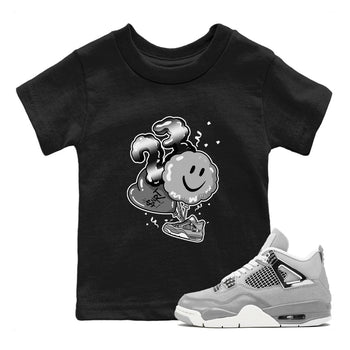 4s Frozen Moments Grey shirt to match jordans Balloon sneaker tees Air Jordan 4 Frozen Moments SNRT Sneaker Release Tees Baby Toddler Black 1 T-Shirt