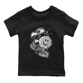 4s Frozen Moments Grey shirt to match jordans Balloon sneaker tees Air Jordan 4 Frozen Moments SNRT Sneaker Release Tees Baby Toddler Black 2 T-Shirt