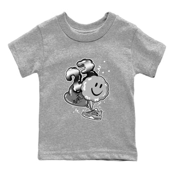 4s Frozen Moments Grey shirt to match jordans Balloon sneaker tees Air Jordan 4 Frozen Moments SNRT Sneaker Release Tees Baby Toddler Heather Grey 2 T-Shirt