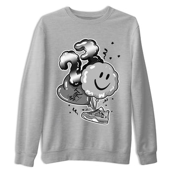 4s Frozen Moments Grey shirt to match jordans Balloon sneaker tees Air Jordan 4 Frozen Moments SNRT Sneaker Release Tees Unisex Heather Grey 2 T-Shirt
