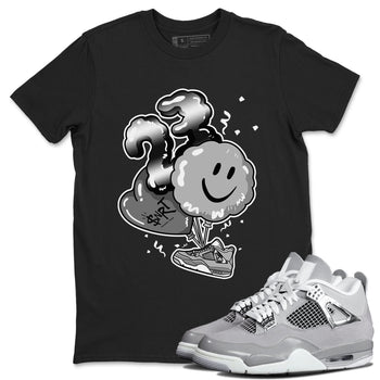 4s Frozen Moments Grey shirt to match jordans Balloon sneaker tees Air Jordan 4 Frozen Moments SNRT Sneaker Release Tees Unisex Black 1 T-Shirt
