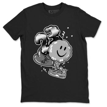 4s Frozen Moments Grey shirt to match jordans Balloon sneaker tees Air Jordan 4 Frozen Moments SNRT Sneaker Release Tees Unisex Black 2 T-Shirt