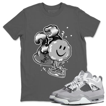 4s Frozen Moments Grey shirt to match jordans Balloon sneaker tees Air Jordan 4 Frozen Moments SNRT Sneaker Release Tees Unisex Cool Grey 1 T-Shirt