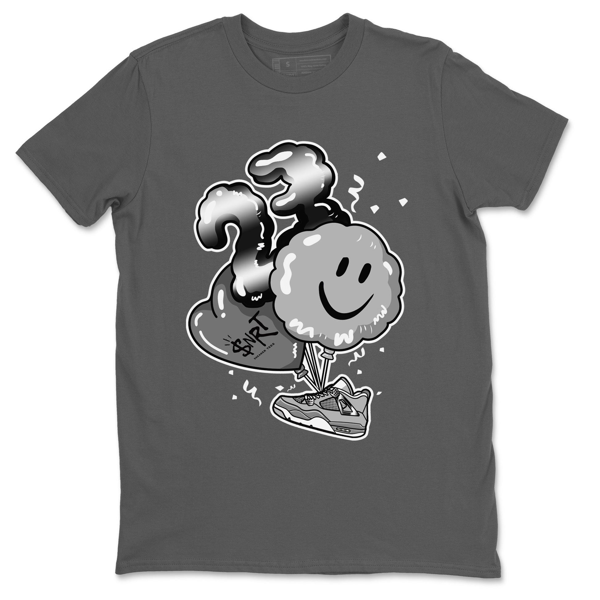 4s Frozen Moments Grey shirt to match jordans Balloon sneaker tees Air Jordan 4 Frozen Moments SNRT Sneaker Release Tees Unisex Cool Grey 2 T-Shirt