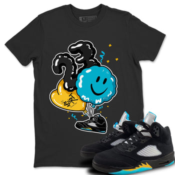 Jordan 5 Aqua Sneaker Match Tees Balloon Sneaker Tees Jordan 5 Aqua Sneaker Release Tees Unisex Shirts