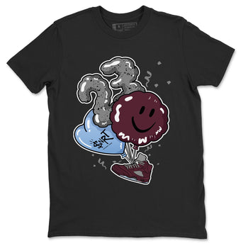 5s Burgundy shirt to match jordans Balloon sneaker tees Air Jordan 5 Burgundy SNRT Sneaker Release Tees Unisex Black 2 T-Shirt