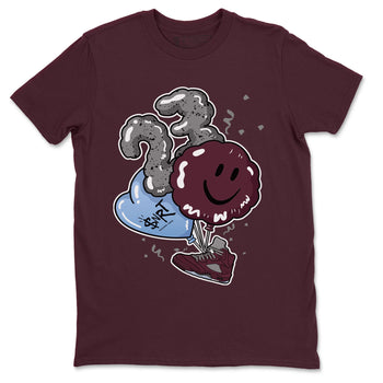 5s Burgundy shirt to match jordans Balloon sneaker tees Air Jordan 5 Burgundy SNRT Sneaker Release Tees Unisex Maroon 2 T-Shirt