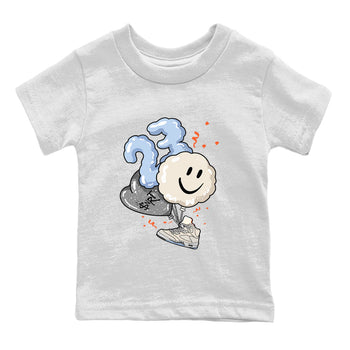 Air Jordan 5 Craft Sneaker Match Tees Balloon Sneaker Tees Air Jordan 5 Craft Tee Kids Shirts White 2