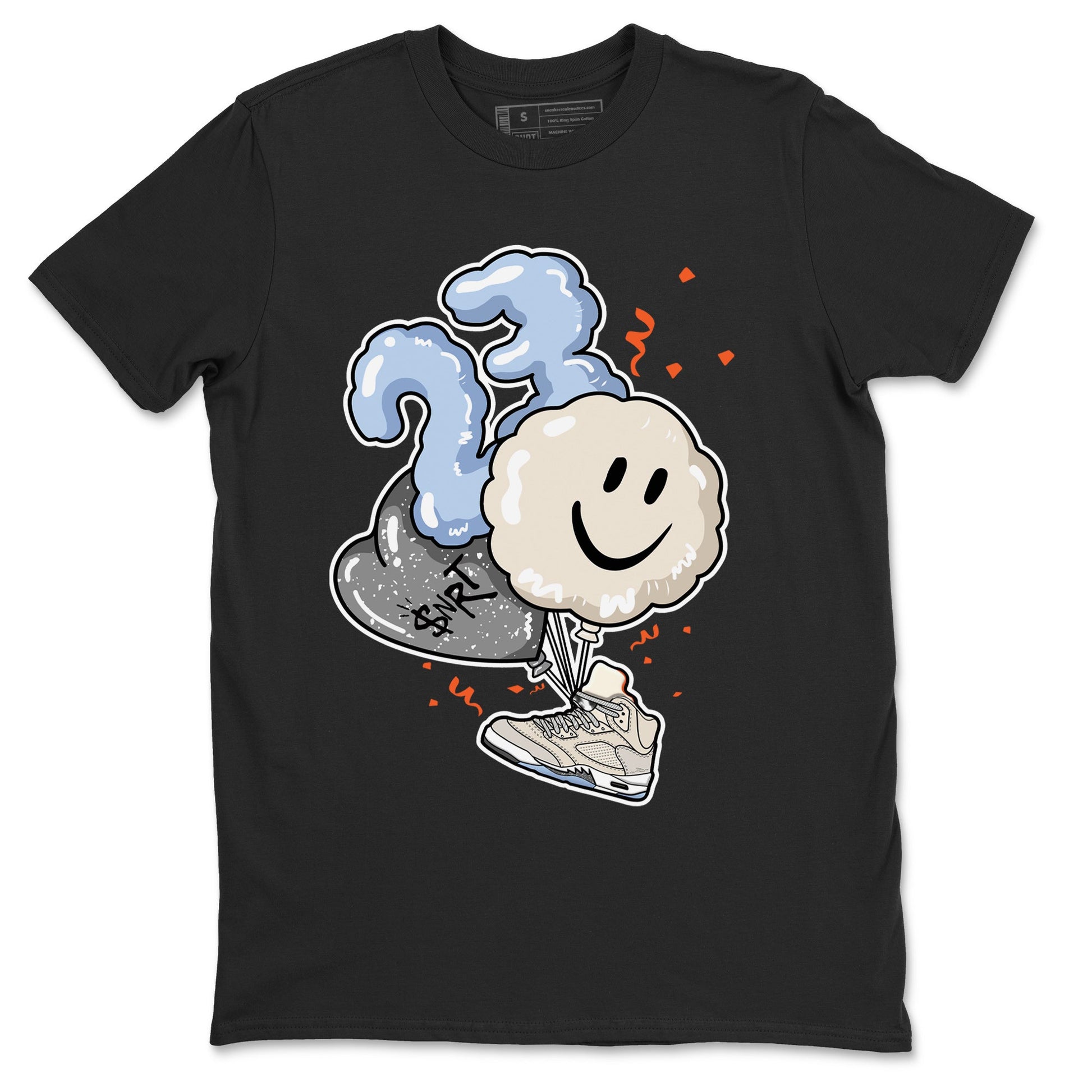 Air Jordan 5 Craft Sneaker Match Tees Balloon Sneaker Tees Air Jordan 5 Craft Tee Unisex Shirts Black 2