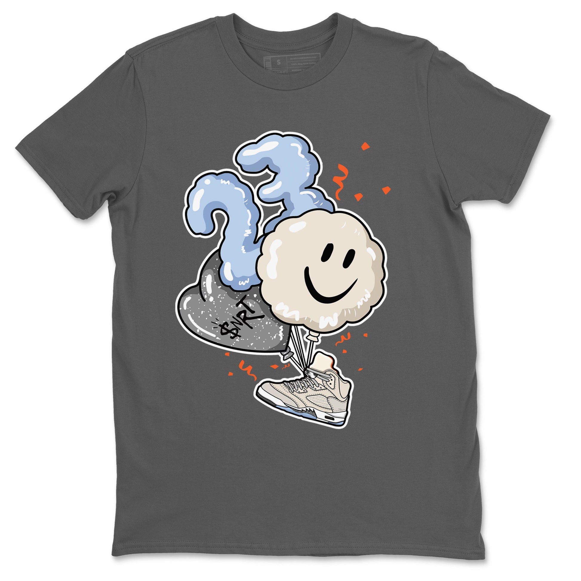 Air Jordan 5 Craft Sneaker Match Tees Balloon Sneaker Tees Air Jordan 5 Craft Tee Unisex Shirts Cool Grey 2