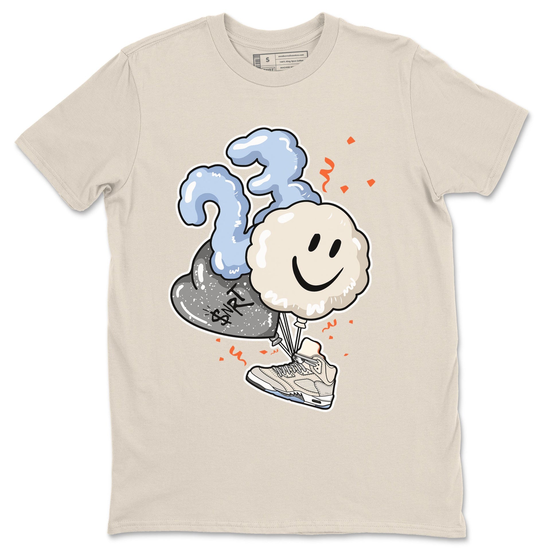 Air Jordan 5 Craft Sneaker Match Tees Balloon Sneaker Tees Air Jordan 5 Craft Tee Unisex Shirts Natural 2
