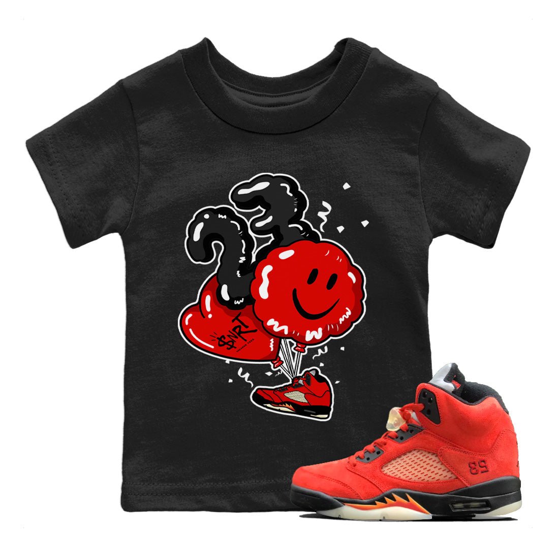 Jordan 5 Mars For Her Sneaker Match Tees Balloon Sneaker Tees Jordan 5 Mars For Her Sneaker Release Tees Kids Shirts