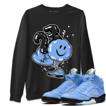 Jordan 5 UNC Sneaker Match Tees Balloon Sneaker Tees Jordan 5 UNC SNRT Sneaker Tees Unisex Shirts