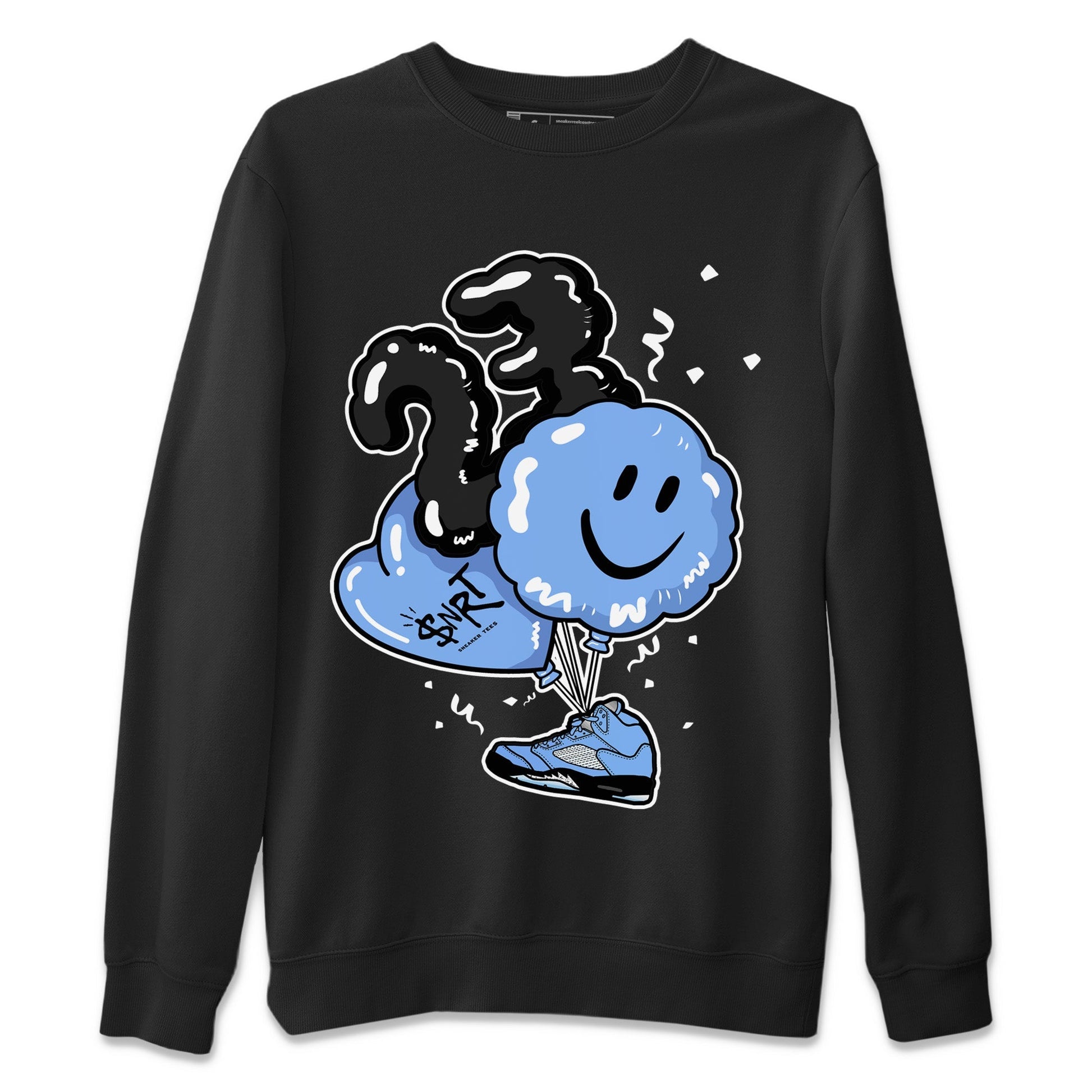 Jordan 5 UNC Sneaker Match Tees Balloon Sneaker Tees Jordan 5 UNC SNRT Sneaker Tees Unisex Shirts
