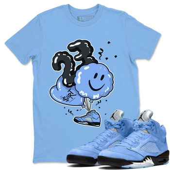 Jordan 5 UNC Sneaker Match Tees Balloon Sneaker Tees Jordan 5 UNC SNRT Sneaker Tees Unisex Shirts