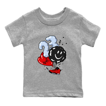 Air Jordan 6 Toro Bravo Sneaker Match Tees Balloon Sneaker Tees Toro Bravo 6s T-Shirt Kids Shirts Heather Grey 2