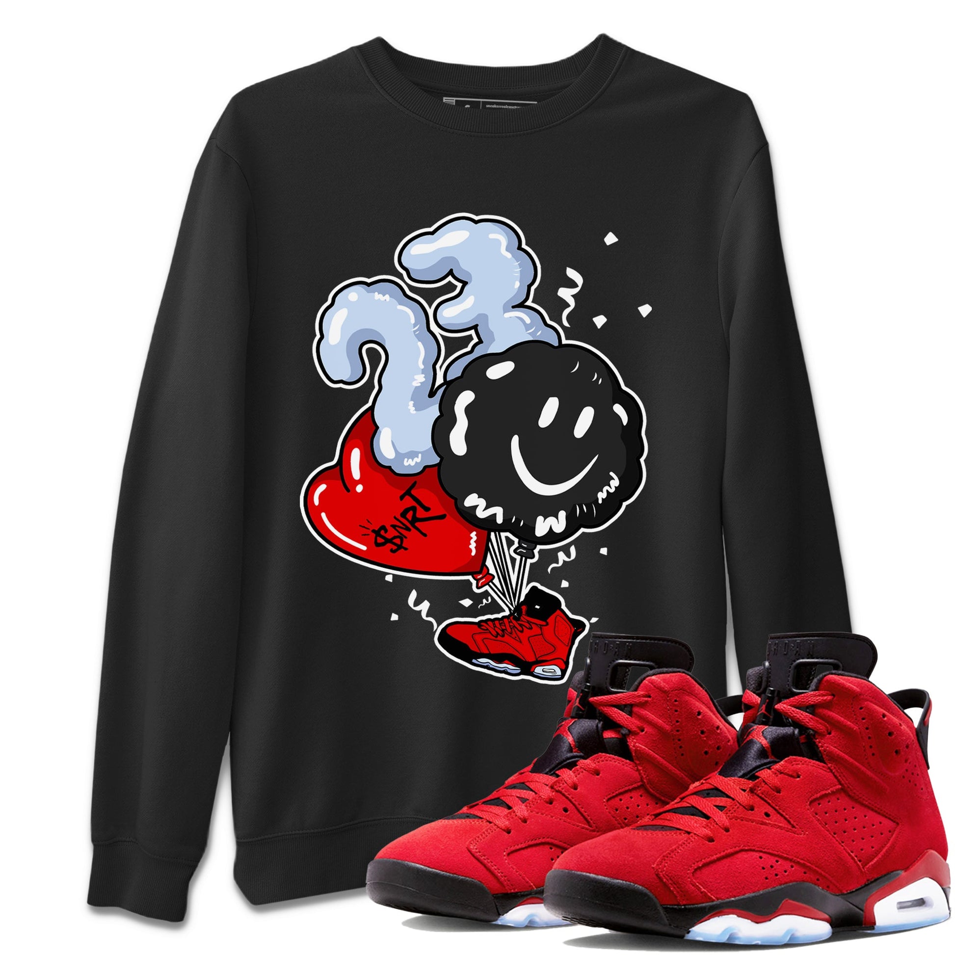 Air Jordan 6 Toro Bravo Sneaker Match Tees Balloon Sneaker Tees Toro Bravo 6s T-Shirt Unisex Shirts Black 1