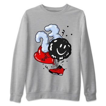 Air Jordan 6 Toro Bravo Sneaker Match Tees Balloon Sneaker Tees Toro Bravo 6s T-Shirt Unisex Shirts Heather Grey 2