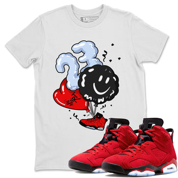 Air Jordan 6 Toro Bravo Sneaker Match Tees Balloon Sneaker Tees Toro Bravo 6s T-Shirt Unisex Shirts White 1