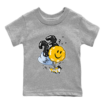 Air Jordan 6 Yellow Ochre shirt to match jordans Balloon sneaker tees 6s Yellow Ochre SNRT sneaker release tees baby toddler Heather Grey 2 cotton Shirt