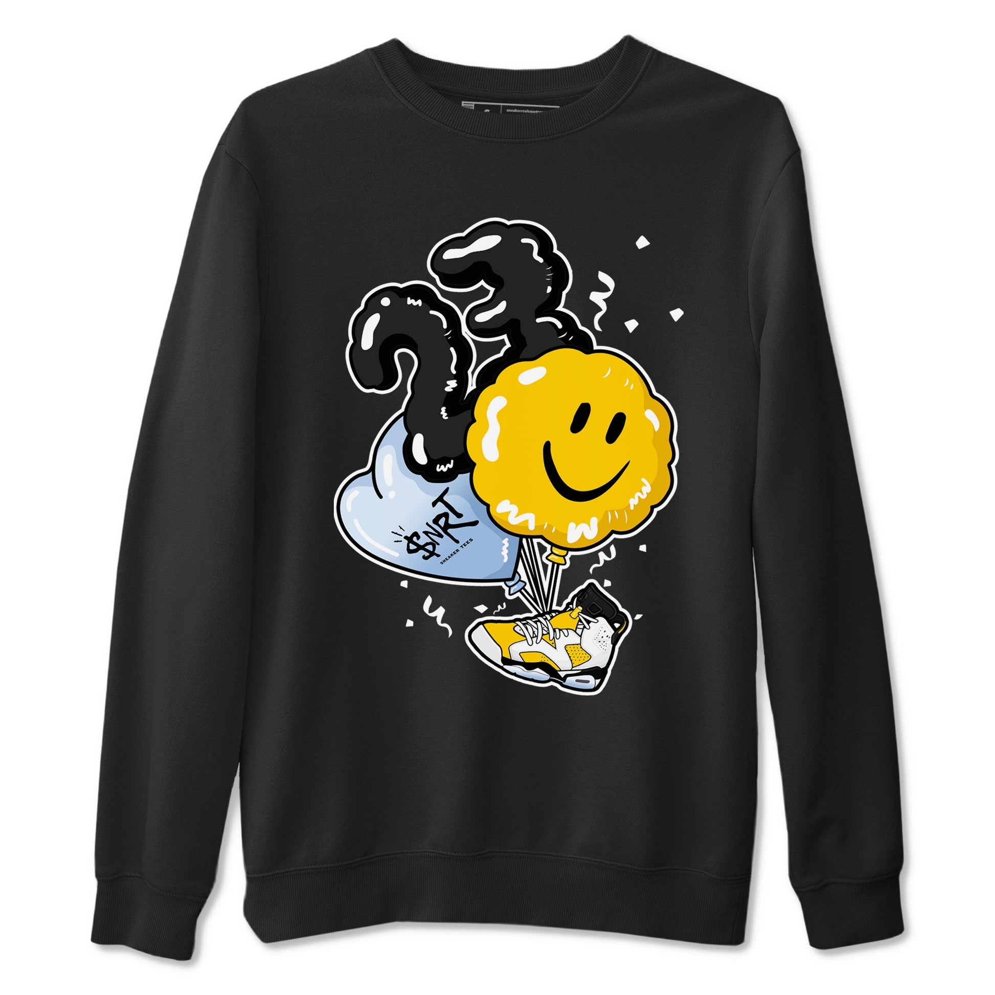 Air Jordan 6 Yellow Ochre shirt to match jordans Balloon sneaker tees Air Jordan 6 Yellow Ochre SNRT Sneaker Release Tees unisex cotton Black 2 crew neck shirt