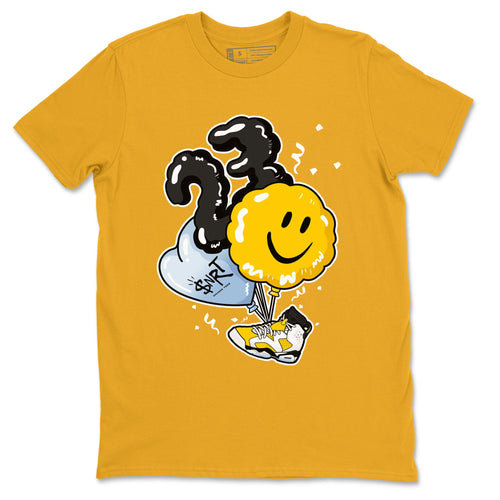 Air Jordan 6 Yellow Ochre shirt to match jordans Balloon sneaker tees Air Jordan 6 Yellow Ochre SNRT Sneaker Release Tees unisex cotton Gold 2 crew neck shirt