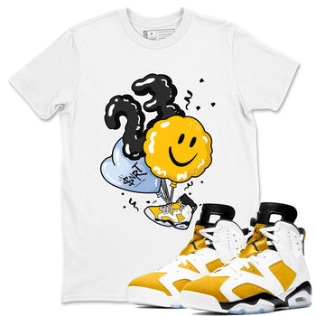 Air Jordan 6 Yellow Ochre shirt to match jordans Balloon sneaker tees Air Jordan 6 Yellow Ochre SNRT Sneaker Release Tees unisex cotton White 1 crew neck shirt