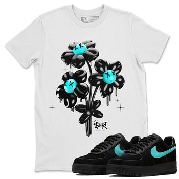 Air Force 1 Tiffany Sneaker Match Tees balloon bouquet Sneaker Tees Air Force 1 Low x Tiffany & Co Sneaker Release Tees Unisex Shirts White 1