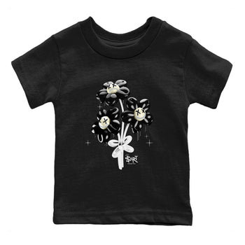 11s Gratitude shirt to match jordans Balloon Bouquet sneaker tees Air Jordan 11 Gratitude SNRT Sneaker Tees Baby Toddler Black 2 T-Shirt
