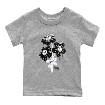 11s Gratitude shirt to match jordans Balloon Bouquet sneaker tees Air Jordan 11 Gratitude SNRT Sneaker Tees Baby Toddler Heather Grey 2 T-Shirt