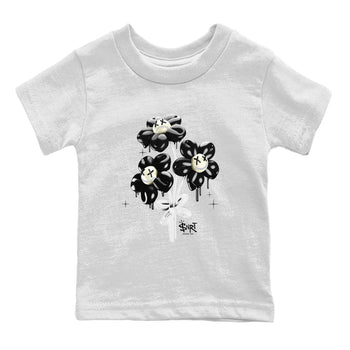 11s Gratitude shirt to match jordans Balloon Bouquet sneaker tees Air Jordan 11 Gratitude SNRT Sneaker Tees Baby Toddler White 2 T-Shirt