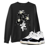 11s Gratitude shirt to match jordans Balloon Bouquet sneaker tees Air Jordan 11 Retro Gratitude SNRT Sneaker Tees Streetwear Casual Fit Black 1 T-Shirt