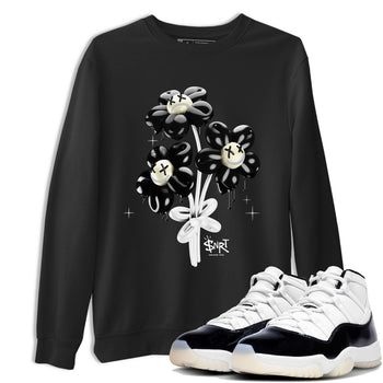 11s Gratitude shirt to match jordans Balloon Bouquet sneaker tees Air Jordan 11 Retro Gratitude SNRT Sneaker Tees Streetwear Casual Fit Black 1 T-Shirt