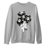 11s Gratitude shirt to match jordans Balloon Bouquet sneaker tees Air Jordan 11 Retro Gratitude SNRT Sneaker Tees Streetwear Casual Fit Heather Grey 2 T-Shirt