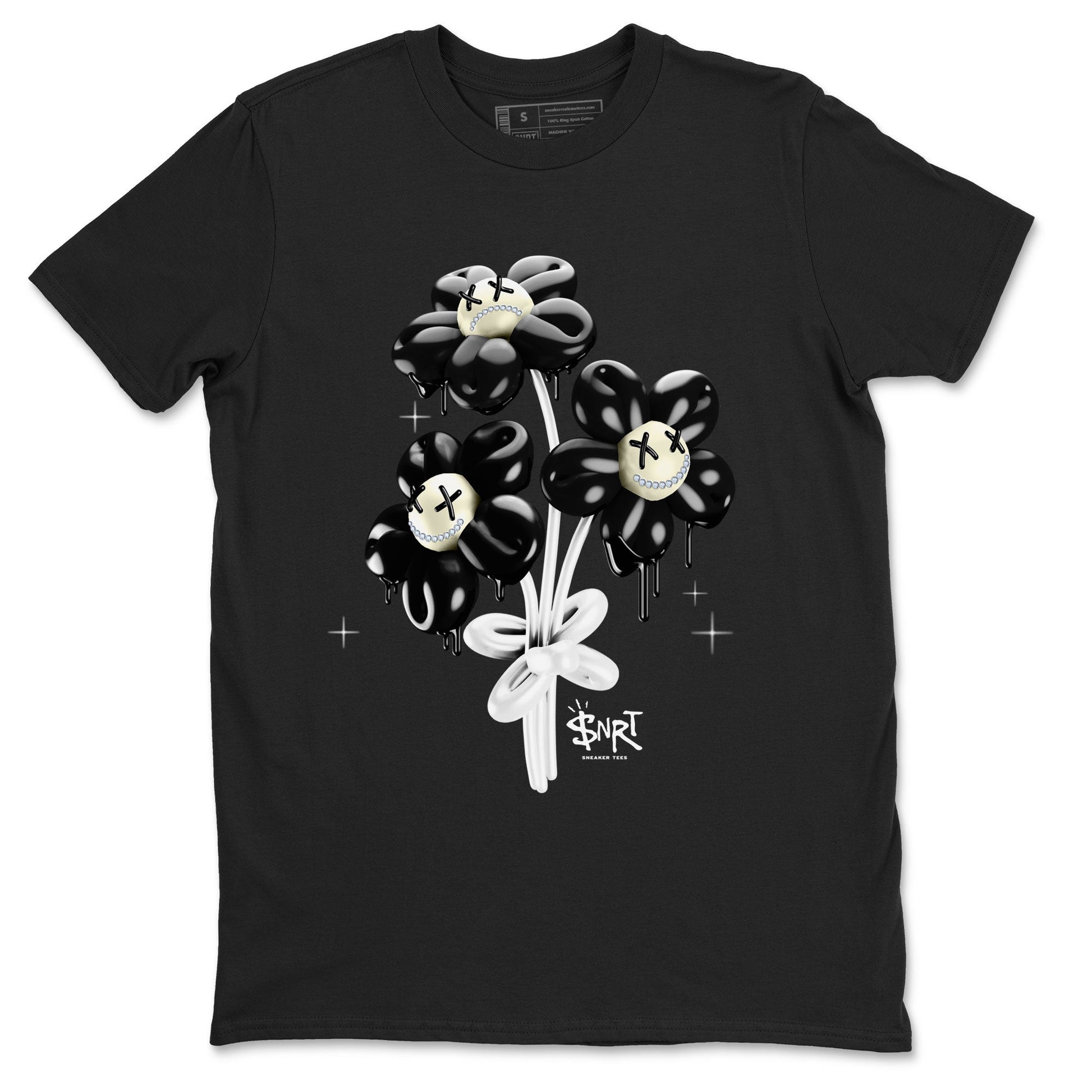 11s Gratitude shirt to match jordans Balloon Bouquet sneaker tees Air Jordan 11 Retro Gratitude SNRT Sneaker Tees Streetwear Casual Fit Black 2 T-Shirt