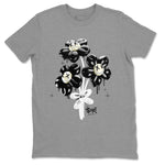 11s Gratitude shirt to match jordans Balloon Bouquet sneaker tees Air Jordan 11 Retro Gratitude SNRT Sneaker Tees Streetwear Casual Fit Heather Grey 2 T-Shirt