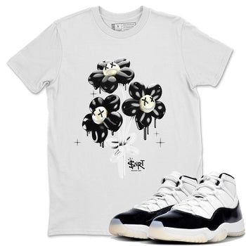 11s Gratitude shirt to match jordans Balloon Bouquet sneaker tees Air Jordan 11 Retro Gratitude SNRT Sneaker Tees Streetwear Casual Fit White 1 T-Shirt